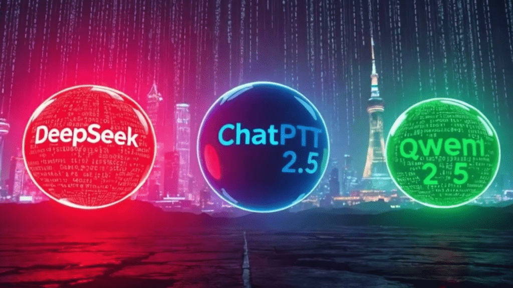 ChatGPT-3 Mini vs DeepSeek R1 vs Qwen 2.5:7