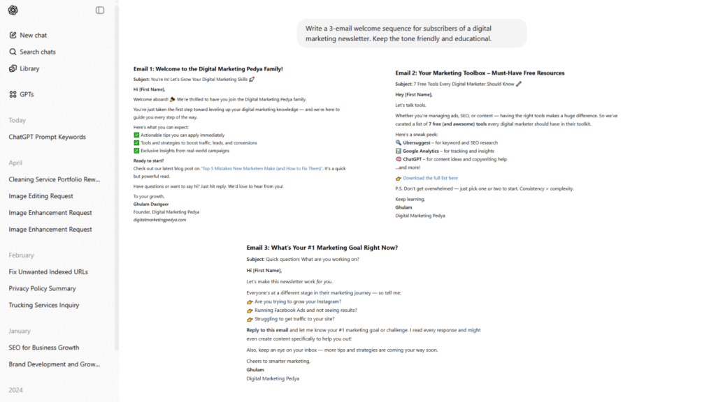 Email Campaign Sequence Builder