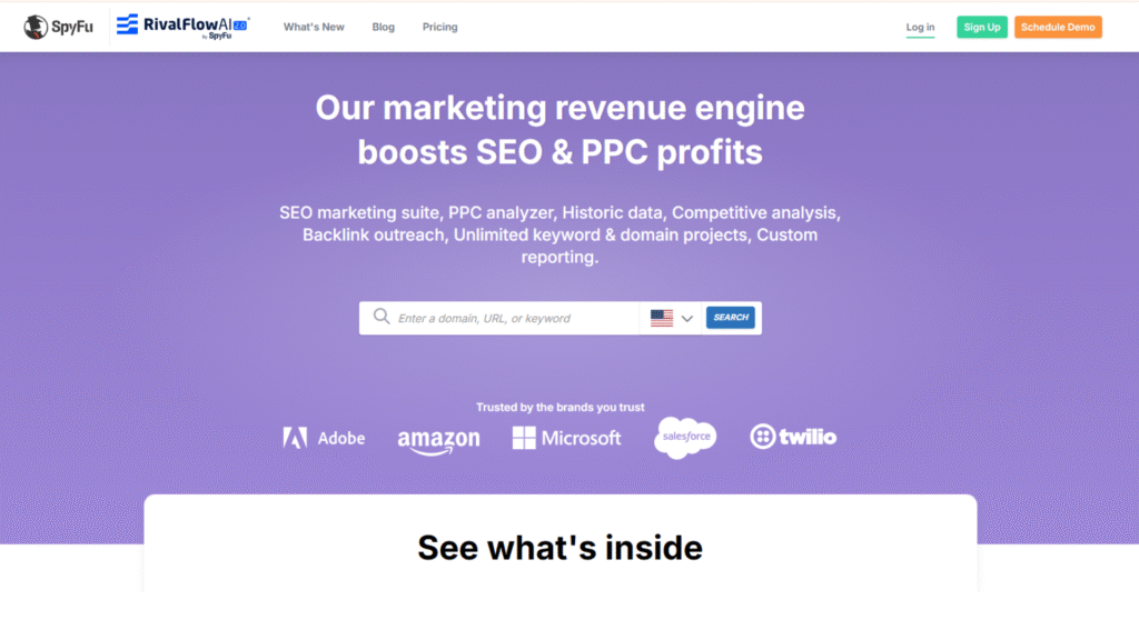 SpyFu – Deep Dive into PPC Competitor Strategies