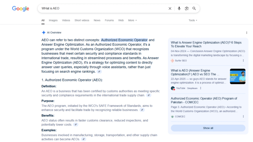 What is Answer Engine Optimization (AEO)?