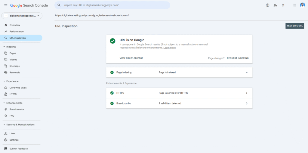 What Is the Google URL Inspection Tool?