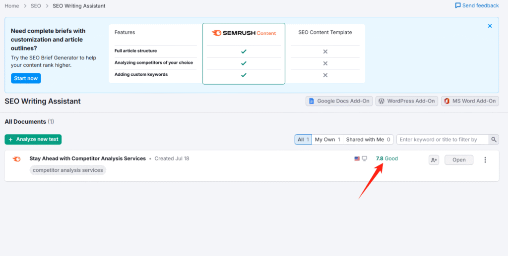 Optimize Content for SEO with AI