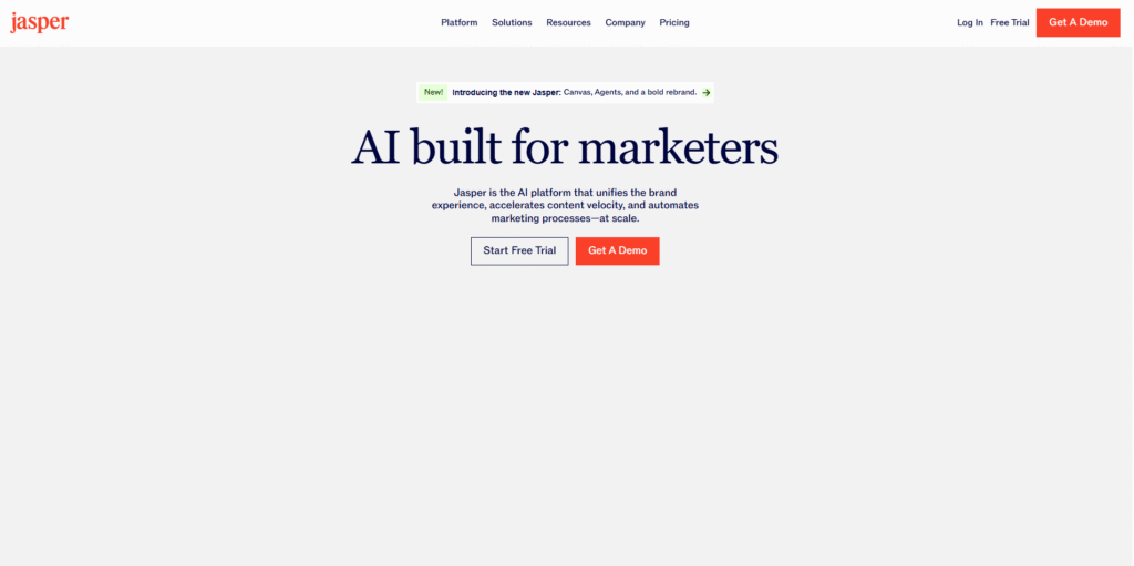 Jasper AI – Best for Long-Form Content Creation