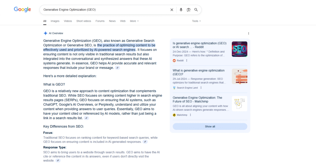 What Is Generative Engine Optimization (GEO)?